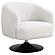 Dave Upholstered Barrel Back Swivel Club Chair Beige by Coaster