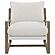 Geneva Boucle Upholstered Wood Arm Accent Chair Sand by Coaster
