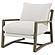Geneva Boucle Upholstered Wood Arm Accent Chair Sand by Coaster