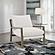 Geneva Boucle Upholstered Wood Arm Accent Chair Sand by Coaster