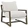 Geneva Boucle Upholstered Wood Arm Accent Chair Sand by Coaster