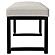 Mesa Boucle Upholstered Tufted Accent Bench Vanilla by Coaster