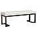 Mesa Boucle Upholstered Tufted Accent Bench Vanilla by Coaster