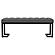 Mesa Boucle Upholstered Tufted Accent Bench Charcoal by Coaster