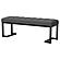 Mesa Boucle Upholstered Tufted Accent Bench Charcoal by Coaster