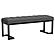 Mesa Boucle Upholstered Tufted Accent Bench Charcoal by Coaster