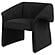 Ramsey Upholstered Sloped Arm Accent Chair Black by Coaster
