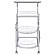 Sarandon 3-tier Serving Cart Chrome and Clear by Coaster