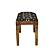 Lamont Rectangular Upholstered Bench Natural and Navy by Coaster