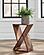 Lily Geometric Accent Table Natural by Coaster