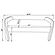 Peoria Velvet Upholstered Accent Bench Ivory by Coaster