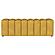 Summer Fabric Upholstered Tufted Accent Bench Mustard Yellow by Coaster