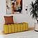 Summer Fabric Upholstered Tufted Accent Bench Mustard Yellow by Coaster