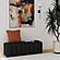 Summer Fabric Upholstered Tufted Accent Bench Charcoal by Coaster