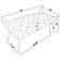 Ella Upholstered Tufted Bench Stainless Steel Legs Ivory by Coaster