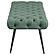 Ella Upholstered Tufted Bench Metal Legs Teal by Coaster