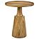 Ixia Round Solid Mango Wood Accent Side Table Natural by Coaster