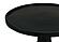 Ixia Round Solid Mango Wood Accent Side Table Black Stain by Coaster