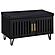 Brixton 2-Door Padded Entryway Shoe Storage Bench Black by Coaster