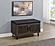Brixton 2-Door Padded Entryway Shoe Storage Bench Smoked Oak by Coaster