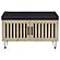 Brixton 2-Door Padded Entryway Shoe Storage Bench White Oak by Coaster