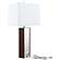Elena 30-inch Square Tapered Mirrored Table Lamp Brown by Coaster