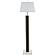 Elena 67-inch Square Tapered Mirrored Floor Lamp Brown by Coaster