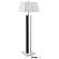 Elena 67-inch Square Tapered Mirrored Floor Lamp Brown by Coaster