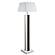 Elena 67-inch Square Tapered Mirrored Floor Lamp Brown by Coaster