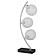 Claudia 30-inch Woven Spherical Metal Table Lamp Black by Coaster