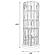 Wanda 20-inch Crystal Shade Bedside Table Lamp Black by Coaster