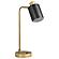 Cherise Adjustable Shade Table Lamp Antique Brass and Matte Black by Coaster