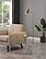 Jodie Round Base Floor Lamp Antique Brass and Grey by Coaster