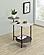 Ottilie 3-tier Side Table With Wireless Charger White and Black by Coaster