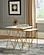 Bette 2-piece Nesting Table Set White and Gold by Coaster