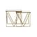 Bette 2-piece Nesting Table Set White and Gold by Coaster