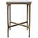 Baldwin Rectangular Marble Top Side Table White and Gold by Coaster