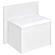 Flora 2-Drawer Vanity Set w/LED Mirror White High Gloss by Coaster