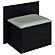 Flora 2-Drawer Vanity Set w/LED Mirror Black High Gloss by Coaster