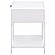 Amherst 1-drawer Radio Weave Cane Metal Bedside Table White by Coaster