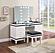 Talei 6-drawer Vanity Set w/Hollywood Lighting Black and White by Coaster
