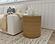Halden Round Woven Seagrass Accent Side Table Light Brown by Coaster