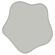 Perth 17-inch Side Table w/Cloud-Shaped Top Off White by Coaster