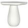 Perth 17-inch Side Table w/Cloud-Shaped Top Off White by Coaster