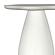Perth 20-inch Side Table w/Cloud-Shaped Top Off White by Coaster
