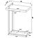 Maxwell C-shaped Accent Table Light with USB Charging Port by Coaster