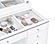 Acena 7-drawer Glass Top Vanity Desk w/Lighting White by Coaster