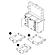 Acena 7-drawer Glass Top Vanity Desk w/Lighting White by Coaster