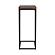 Sergio Chevron Rectangular Accent Table Tobacco by Coaster