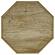 Torres Octagonal Solid Mango Wood Side Table Natural Brown by Coaster
